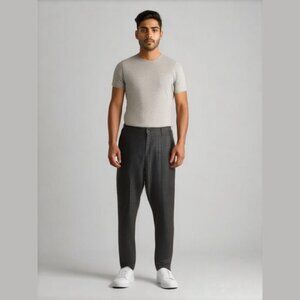 A Fish Named Fred Men's Green Khaki Plaid Pants